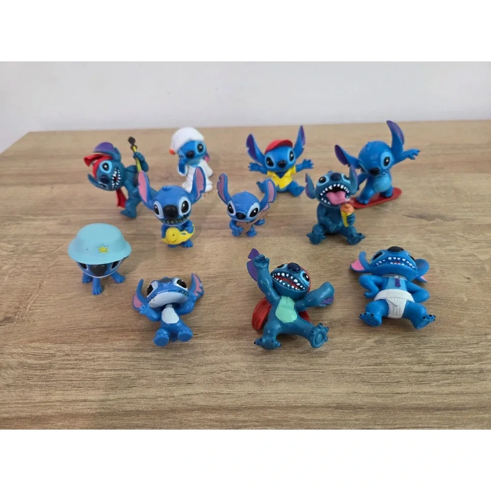 Lilo and Stitch Collectible PVC Stitch Mini Figures Lot Set of 12